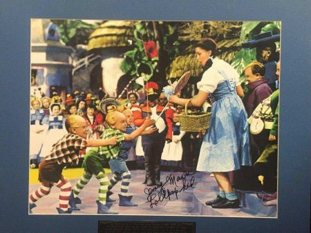 Wizard Of Oz Photo Signed By Lollipop Kid Jerry Maren Hot on Sale