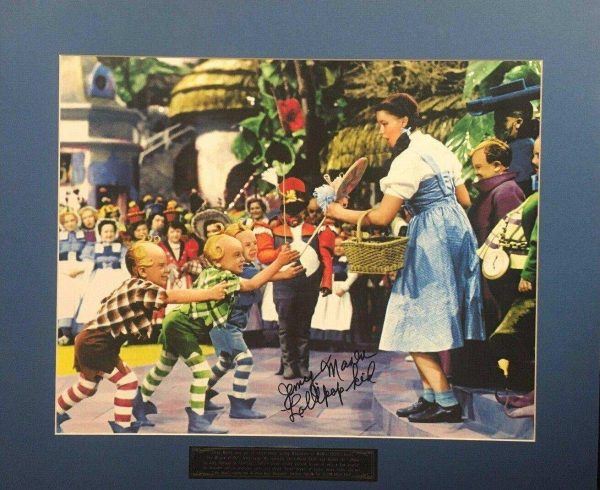 Wizard Of Oz Photo Signed By Lollipop Kid Jerry Maren Hot on Sale