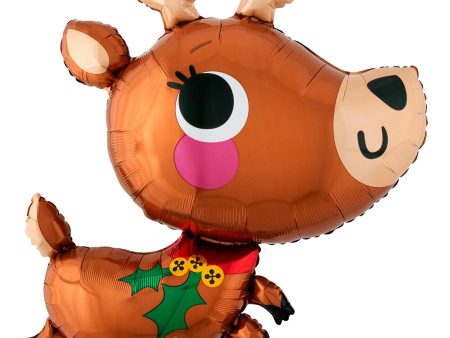 Adorable Reindeer SuperShape Balloon 76cm For Cheap